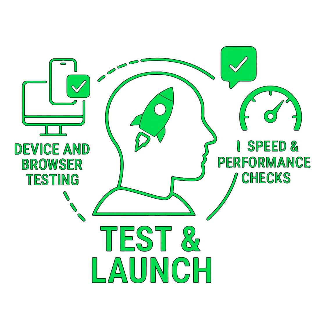 Test & Launch! Test & Launch!