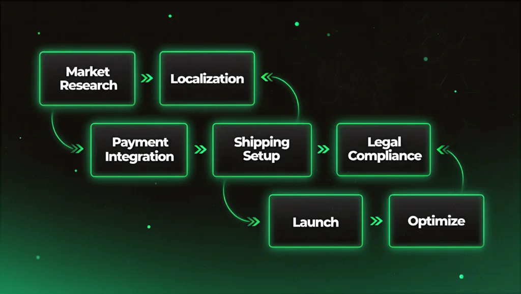 Global Ecommerce Expansion Funnel