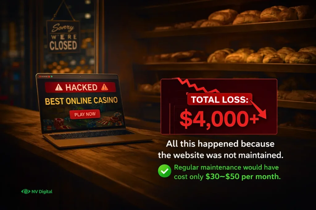 Website hacked. $4,000+ lost all due to zero maintenance